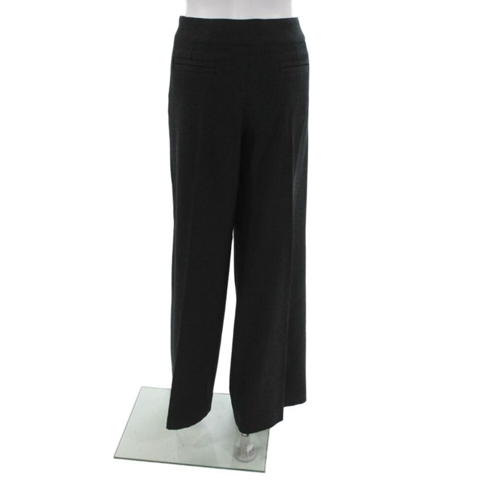Diane Von Furstenberg Women Black Dress Pants Virgin Wool Size 12 - Picture 3 of 5